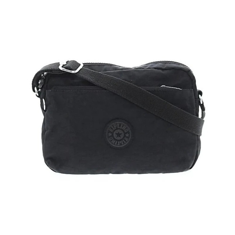 Kipling Crossbody Black Bag, 6 Compartments, Removeable Strap NWT
